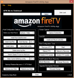 Amazon FireTV Utility App