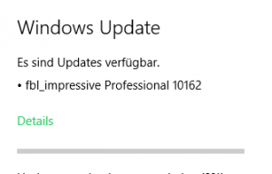 Windows 10 Update Build 10162